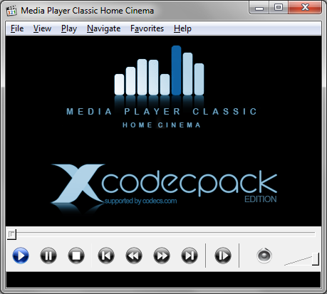 Media Player Classic-HC - X Codec Pack Edition